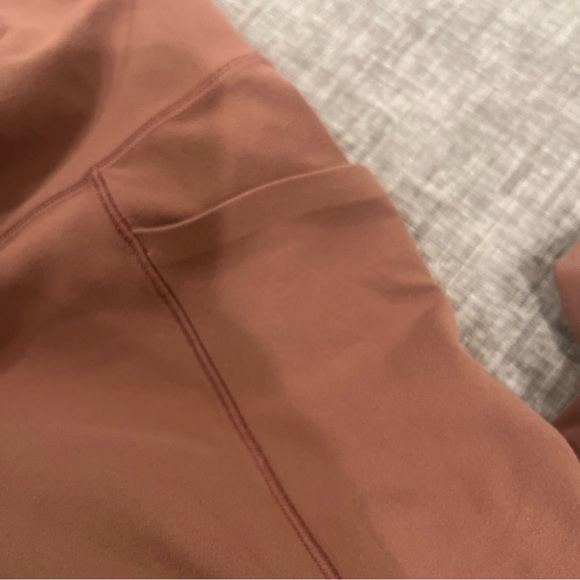 Athleta workout yoga pants leggings - rust/brown - small - Picture 5 of 7